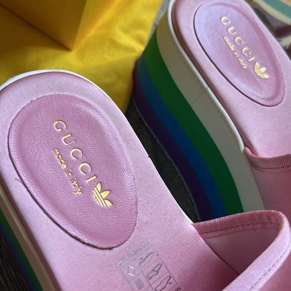 Gucci x Adidas Platform Slide Sandals - Picture 8 of 10